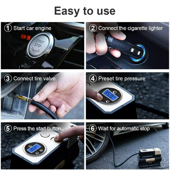 Wolfbox Tire inflator YD-380 - Picture 7 of 7